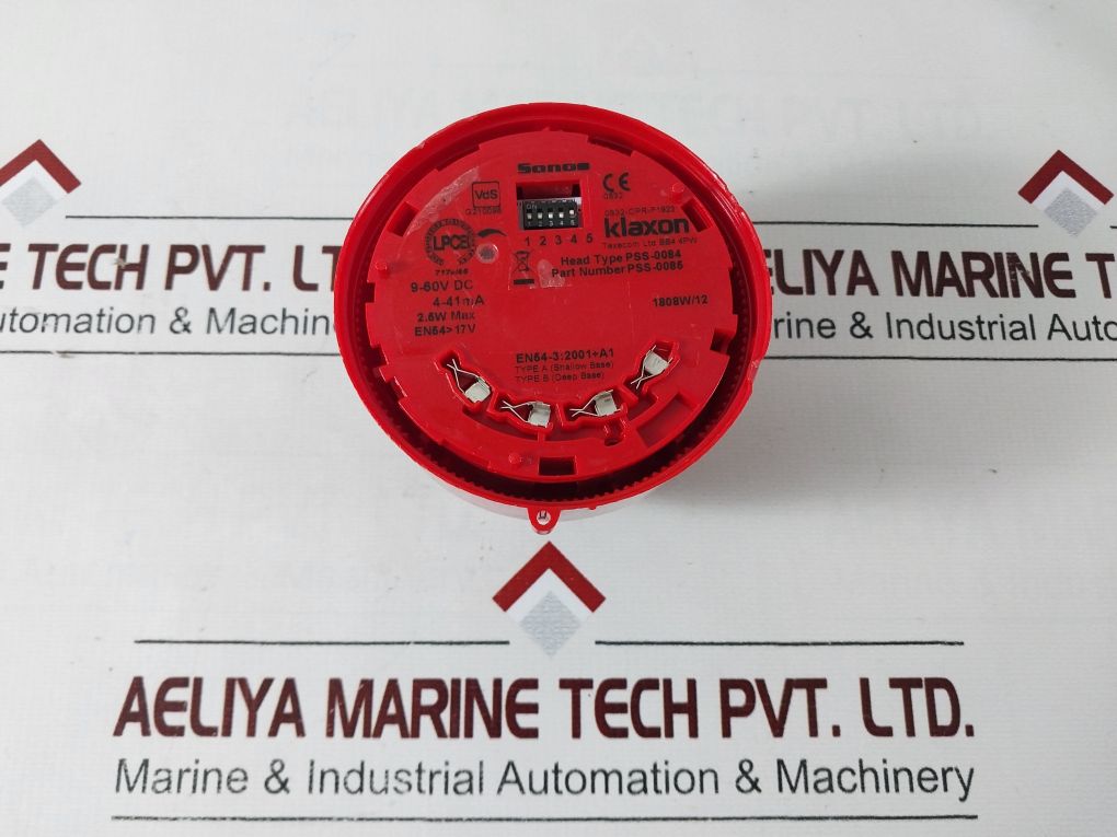 Klaxon Sonos Pss-0084 Sounder Alarm 4-41Ma,2.5W Max