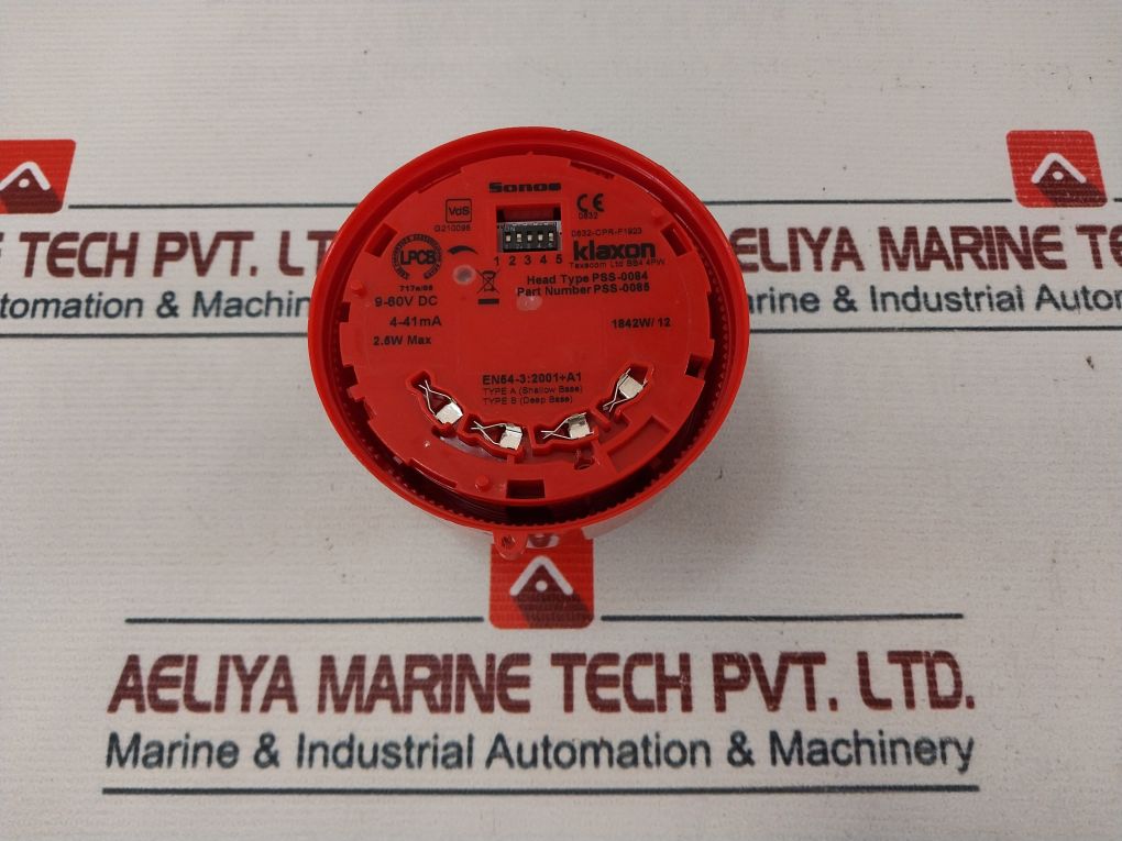 Klaxon Pss-0085 Red Sounder