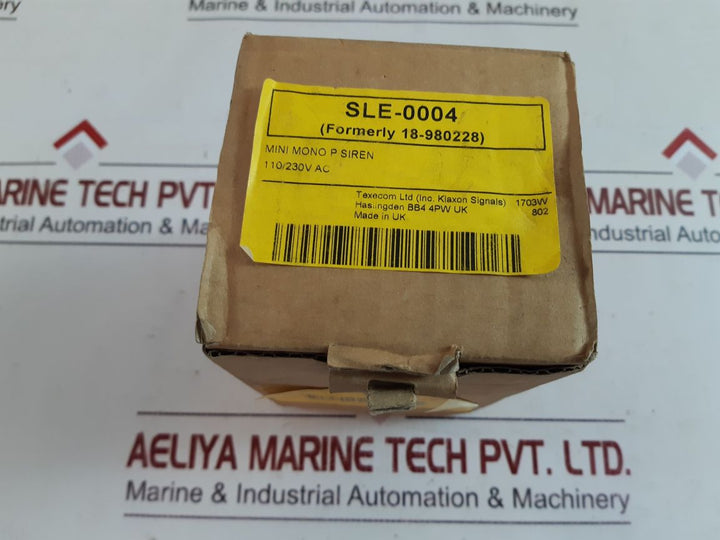 Klaxon Sle-0004 Mini Mono P Siren