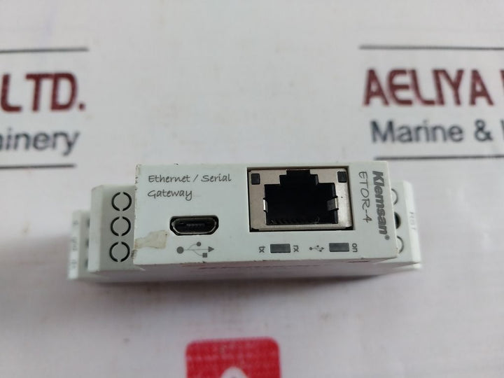 Klemsan Etor-4 Ethernet/Serial Gateway 18..50V Ac/Dc 601400