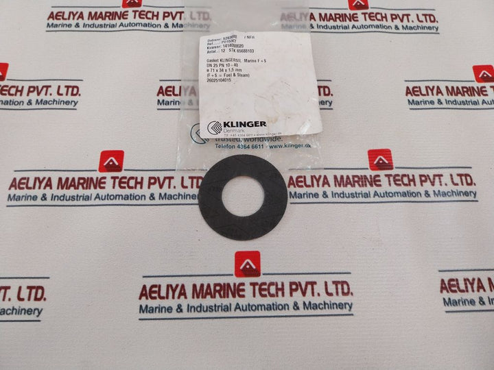 Klinger Dn 25 Pn 10-40 Gasket P015307