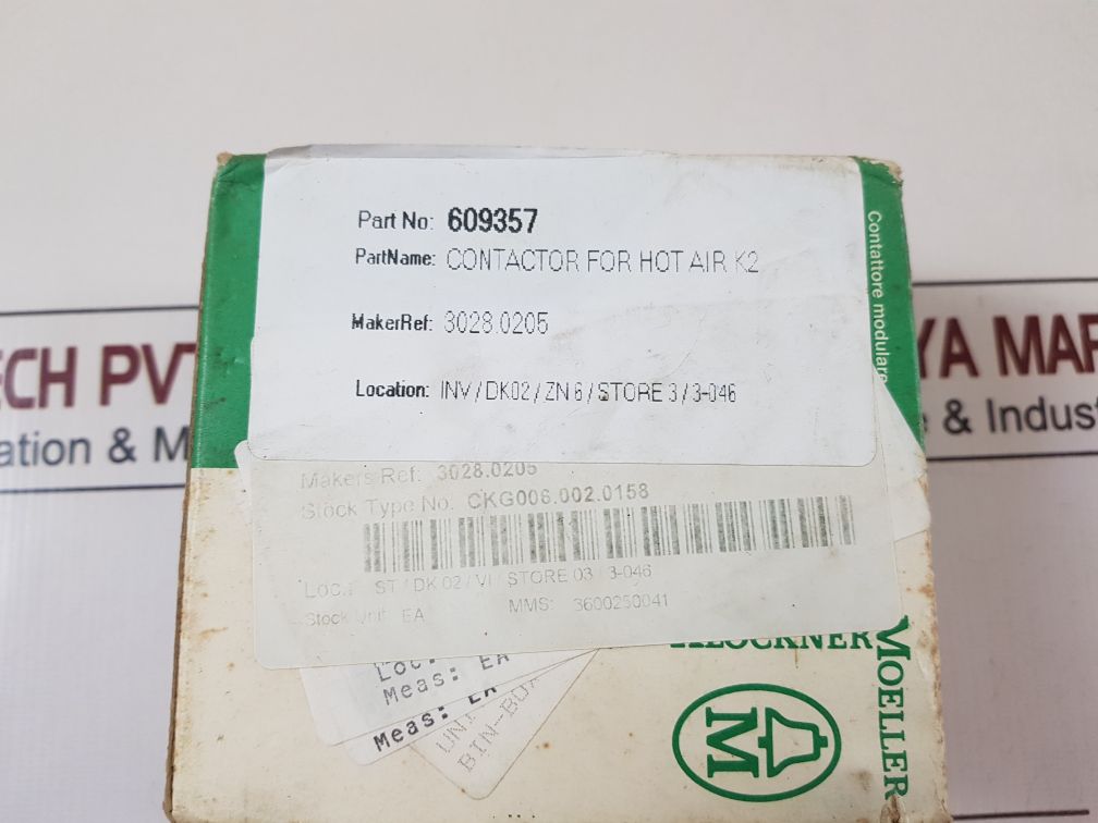 Klockner-moeller dil 2 m contactor 190v 50hz/220v 60hz