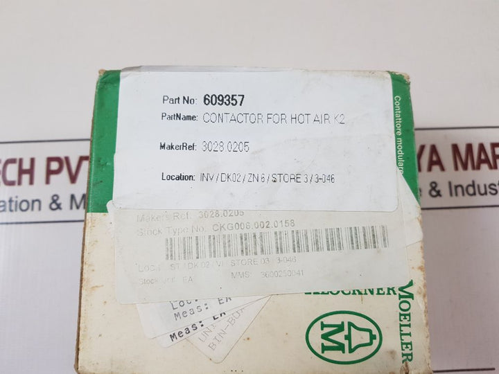 Klockner-moeller dil 2 m contactor 190v 50hz/220v 60hz