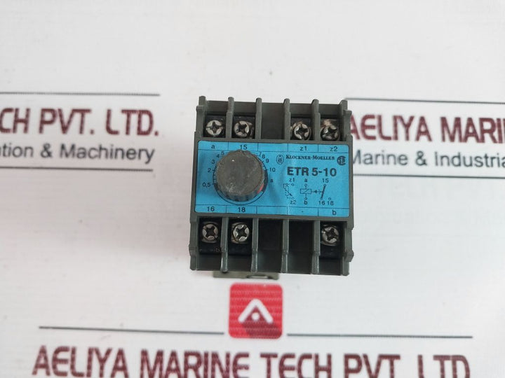 Klockner-moeller Etr 5-10 Electronic Timer Relay