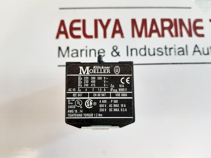 Klockner Moeller 11 Dil Em Miniature Contactor