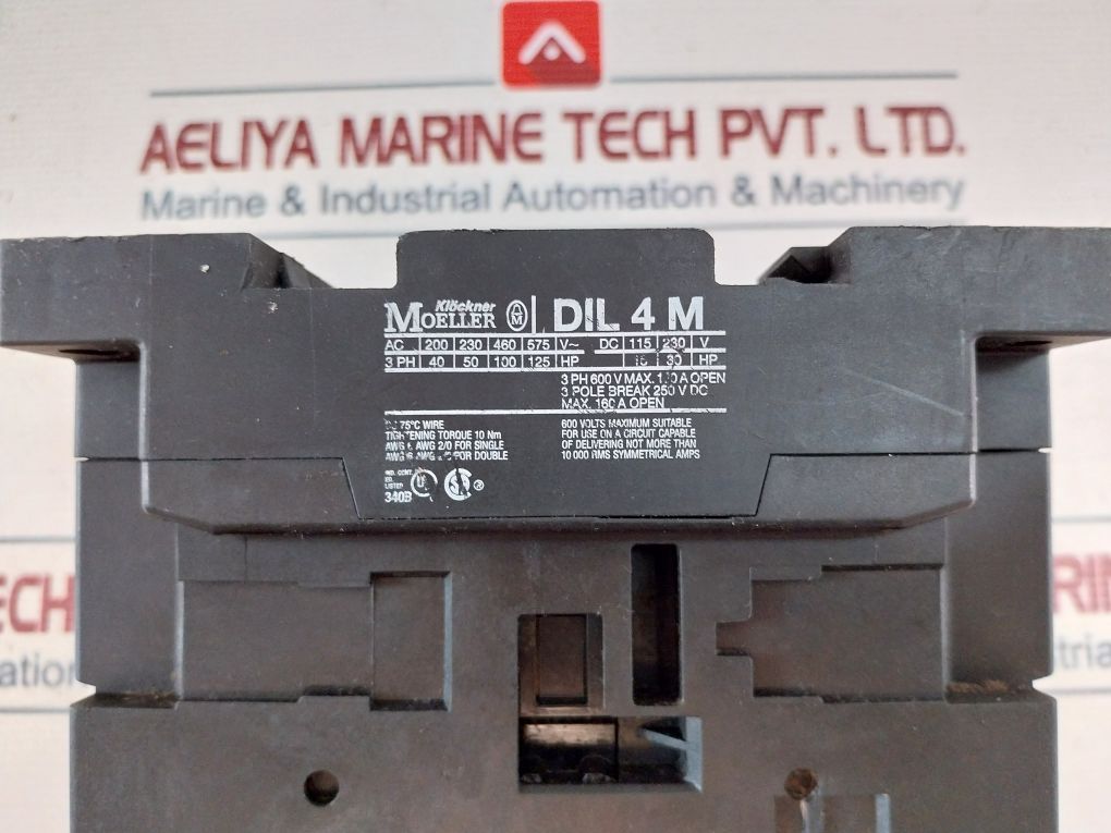 Klockner Moeller Dil 4 M Contactor