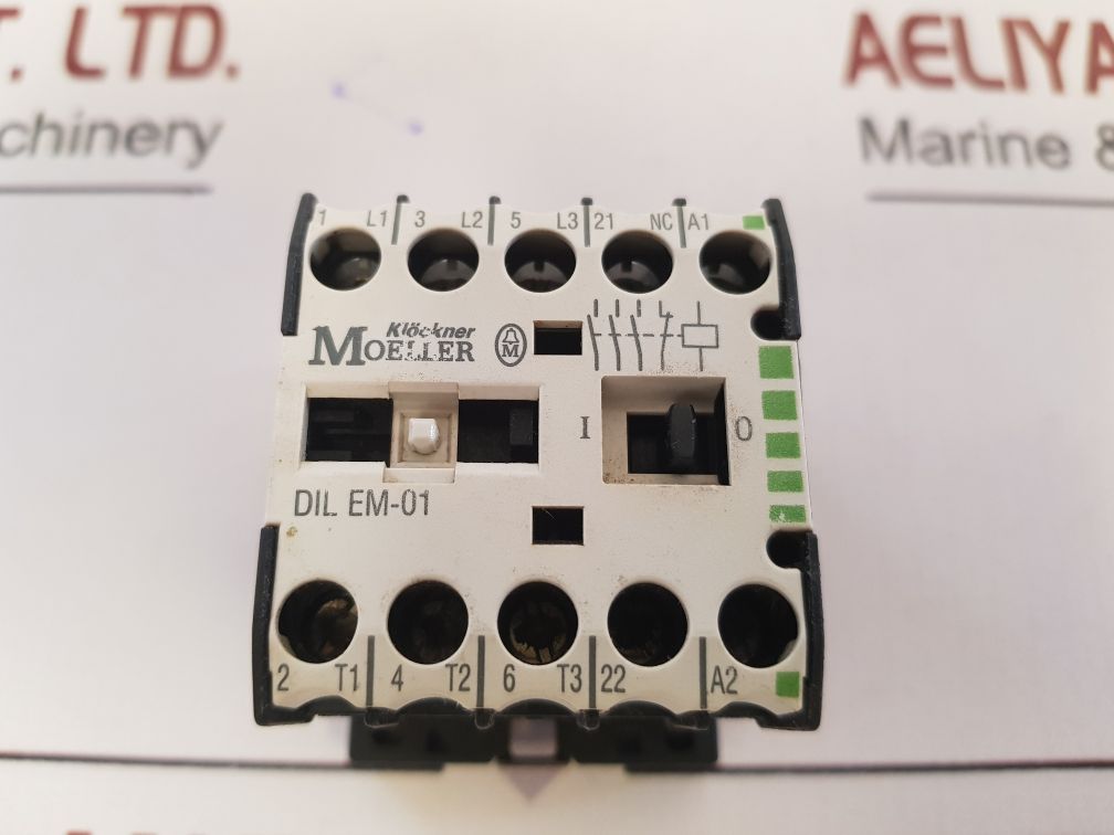 Klockner Moeller Dil Em-01 Contactor 190V 50Hz 220V 60Hz