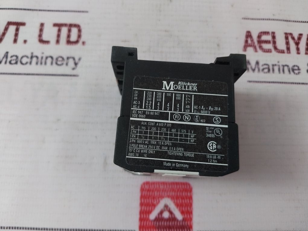 Klockner Moeller Dil Em-10 Contactor 230V/240V