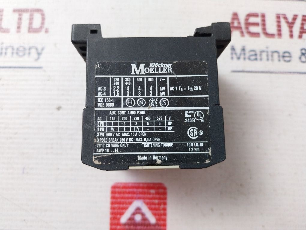 Klockner Moeller Dil Em -10 Contactor