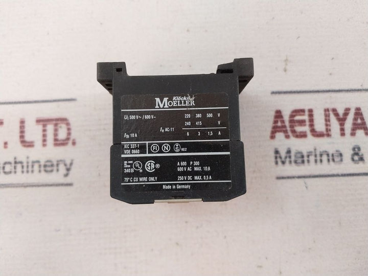 Klockner Moeller Dil Er-40 Contactor Relay