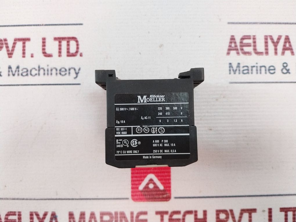 Klockner Moeller Dil Er-40 Contactor Relay 440V 60Hz