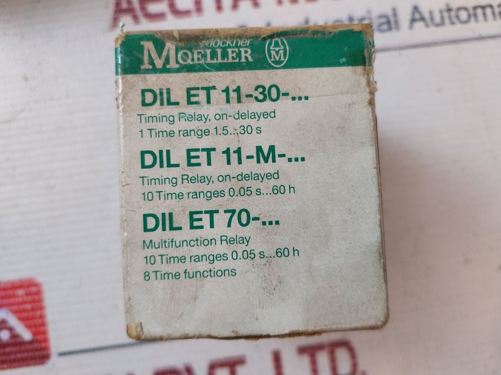 Klockner Moeller Dil Et11-m-a Timing Relay 3A