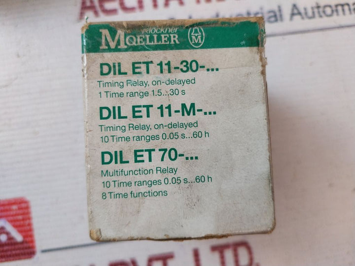 Klockner Moeller Dil Et11-m-a Timing Relay 3A