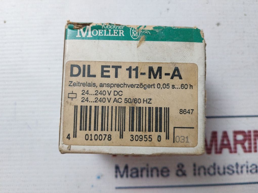 Klockner Moeller Dil Et 11-m-a Time Relay