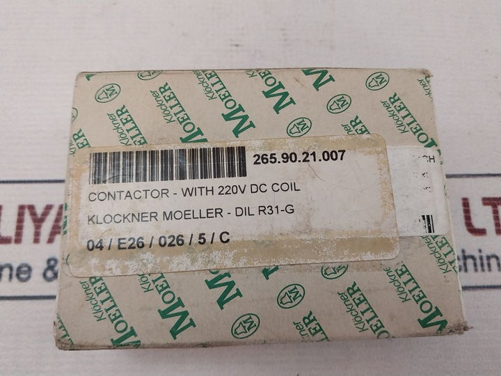 Klockner Moeller Dil R31-g System Contactor Relay