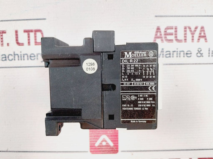 Klockner Moeller Dilr22 Contactor Relay