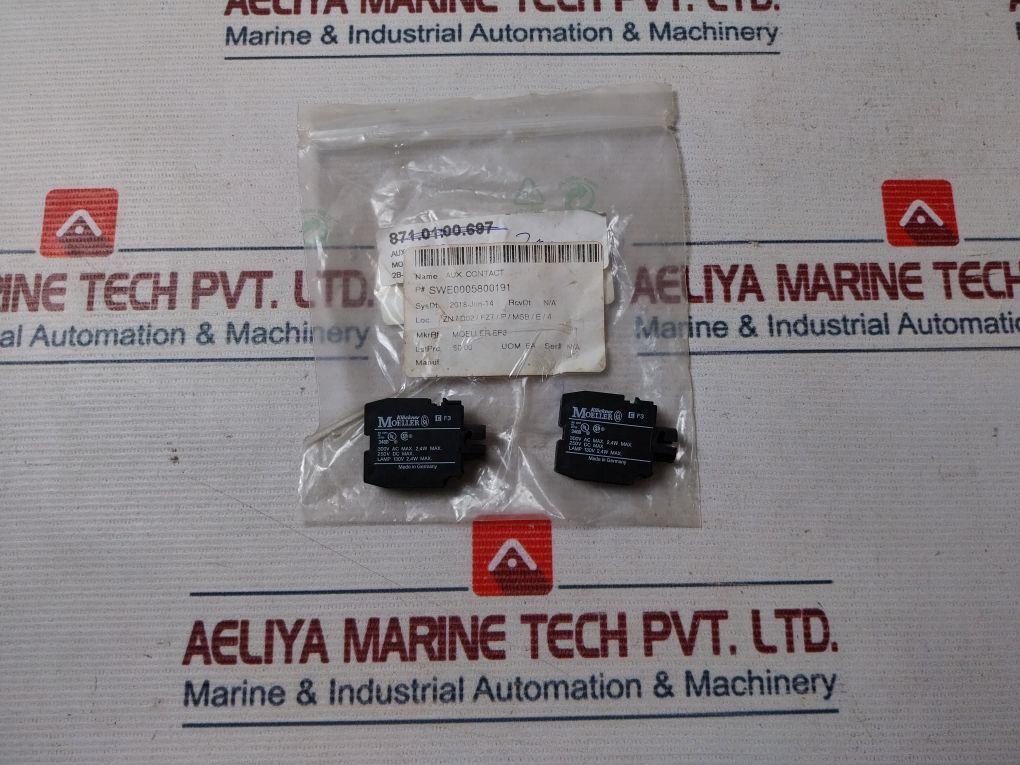 Lot Of 2X Klockner Moeller E F3 Pilot And Control Circuit Device