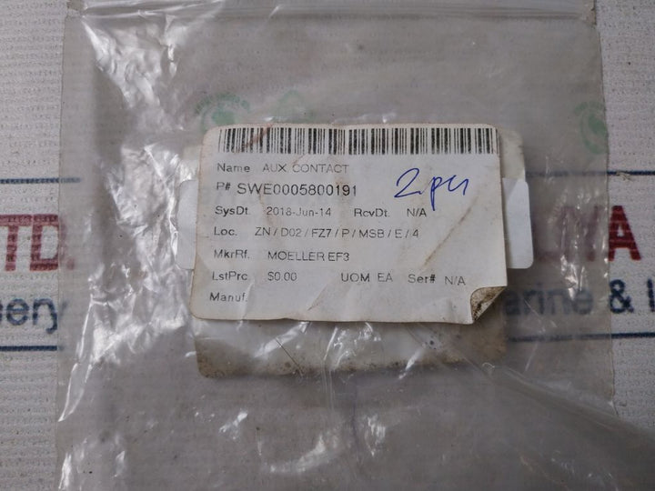 Lot Of 2X Klockner Moeller E F3 Pilot And Control Circuit Device