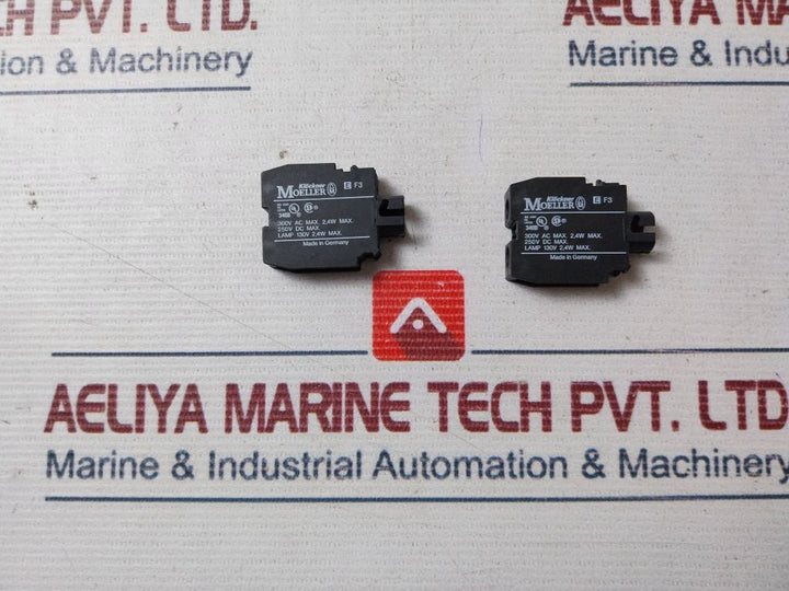 Lot Of 2X Klockner Moeller E F3 Pilot And Control Circuit Device