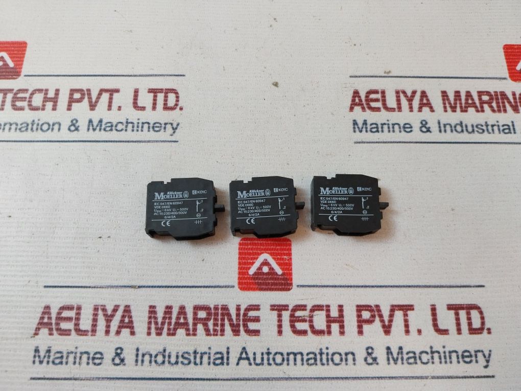 Klockner Moeller Ek01C Contact Block 500V
