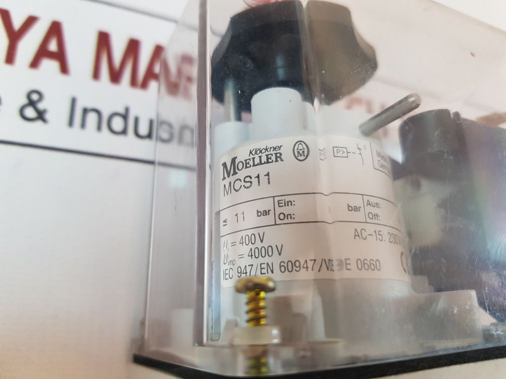 Klockner Moeller Mcs11 Pressure Switch – Aeliya Marine Tech