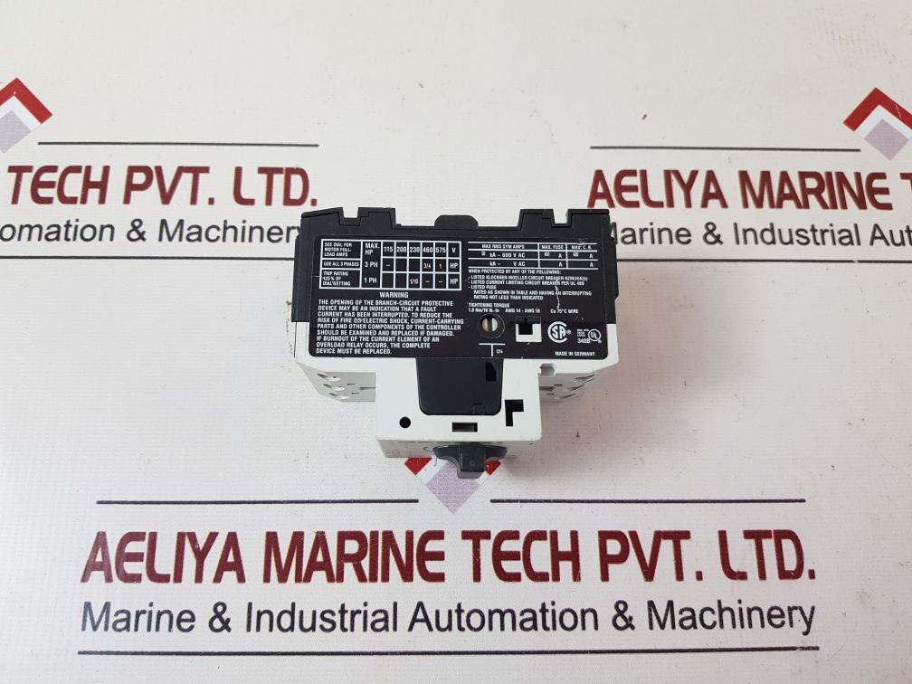 Klockner Moeller Pkzm0-1,6 Motor Protection Circuit Breaker