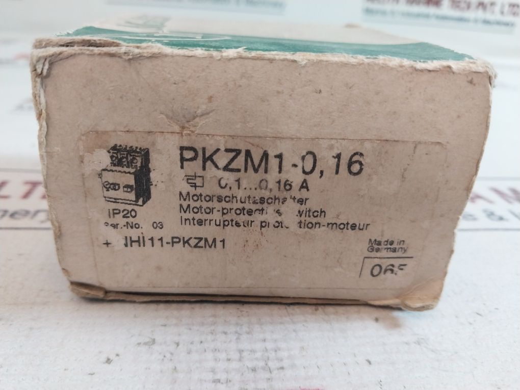 Klockner Moeller Pkzm1-0,16 Motor-protection Switch Ip20