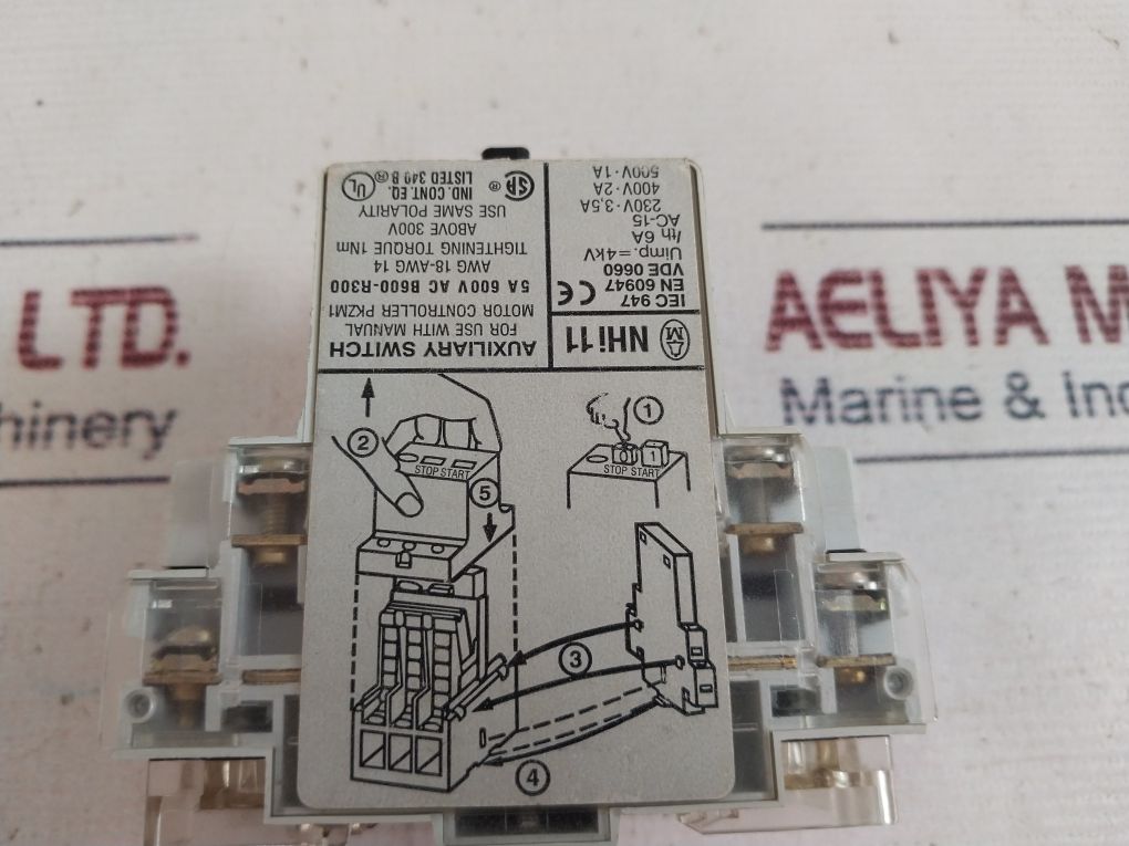 Klockner Moeller Pkzm1-0,16 Motor-protection Switch Ip20