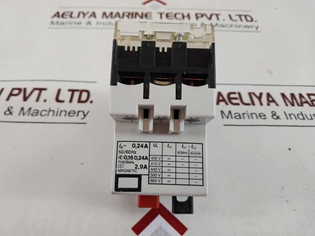 Klockner Moeller Pkzm 1-0,24 Manual Motor Starter/Contactor