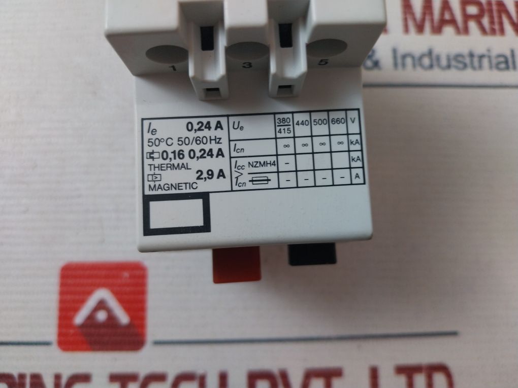 Klockner Moeller Pkzm 1-0,24 Thermal Motor Circuit Breaker