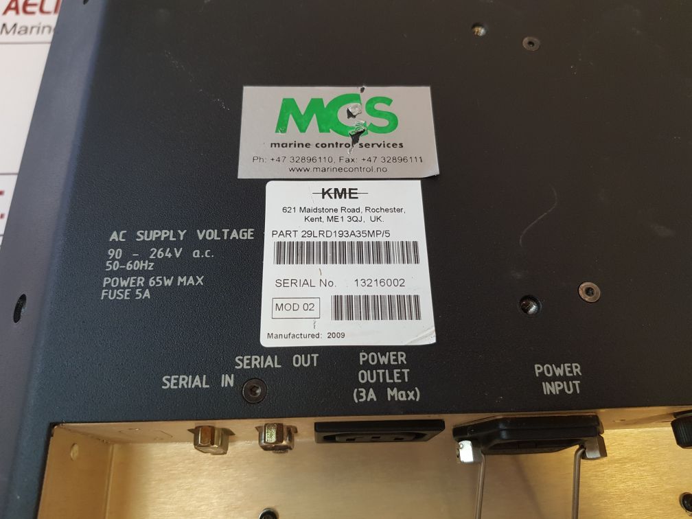 Kme 29Lrd193A35Mp5 Vista Monitor Unit