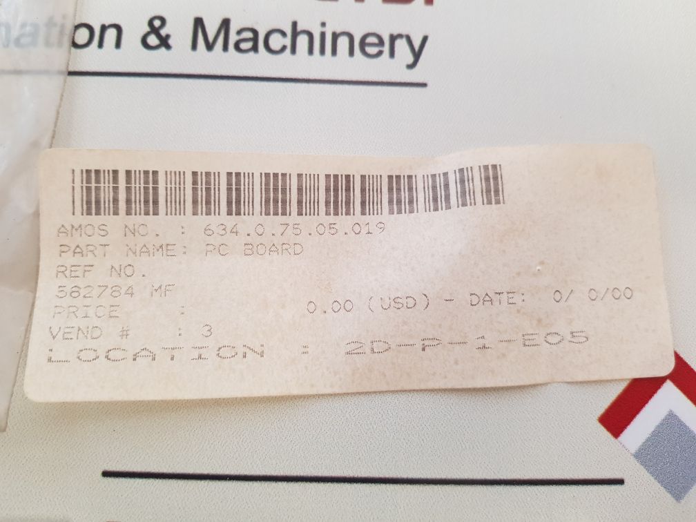 Kmw 582784 pcb card
