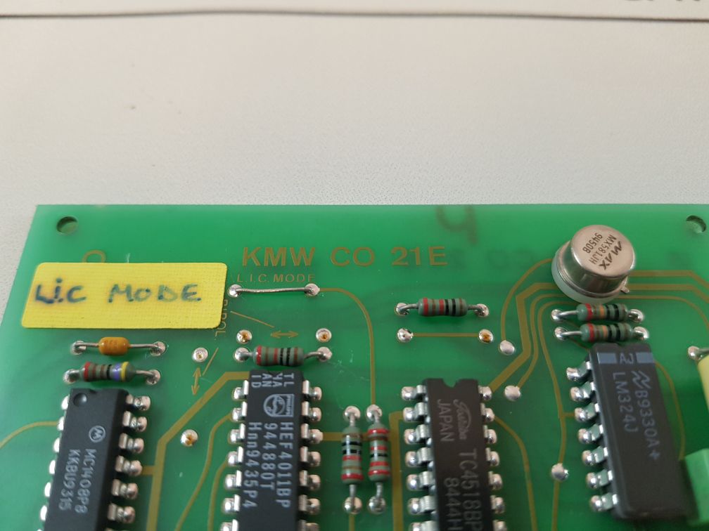 Kmw Co 21E L.I.C. Mode Pcb Card