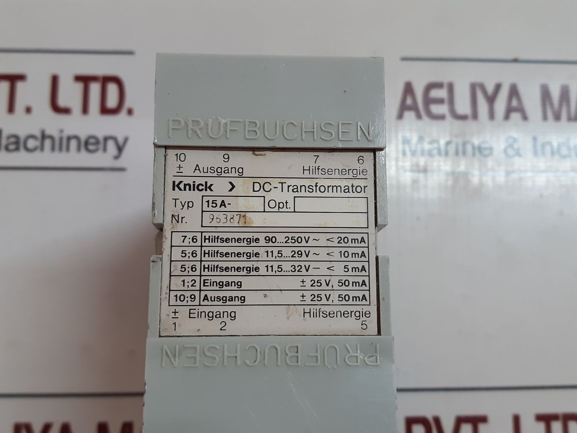 Knick 15A Dc-transformator 963871