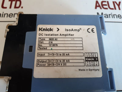 Knick 3820 A2 Dc Isolation Amplifier