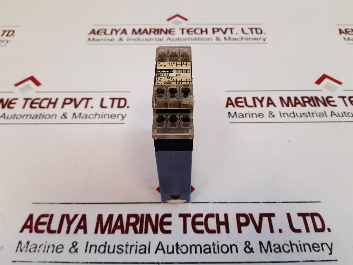 Knick 6310 A2 336 Isolation Amplifier 24 V AcDc
