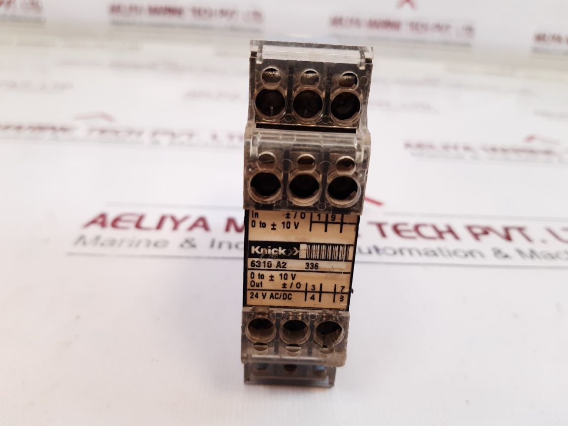 Knick 6310 A2 336 Isolation Amplifier 24 V AcDc
