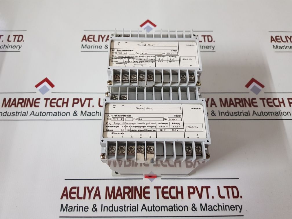 Knick 7820 A1 Dc Isolating Amplifier 383663