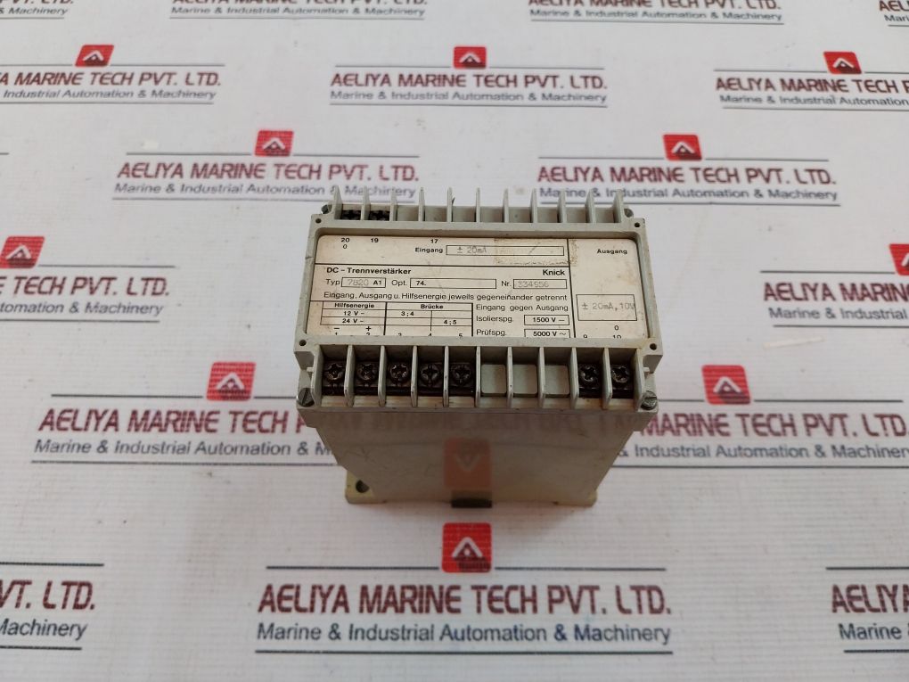 Knick 7820 A1 Dc Isolation Amplifier 334956