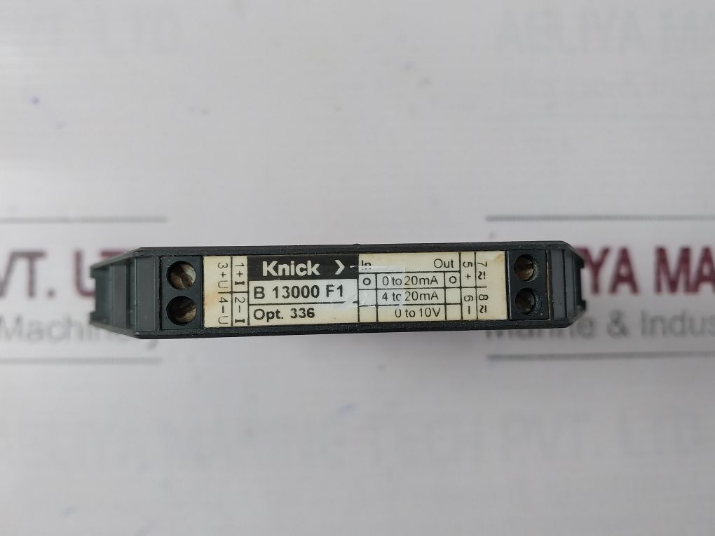 Knick B 13000 F1 Dc-isolation Amplifier Temp -10 To +60°C