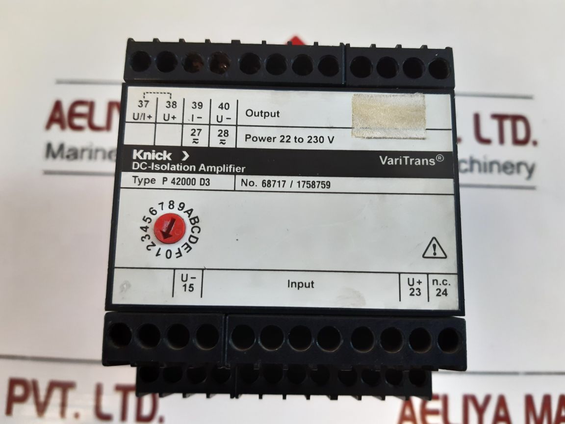 Knick P 42000 D3 Dc-isolation Amplifier
