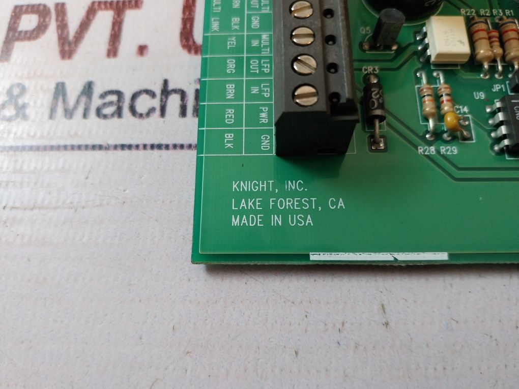 Knight Pob-6000 Printed Circuit Board Tr-5000B 2000813 05 31