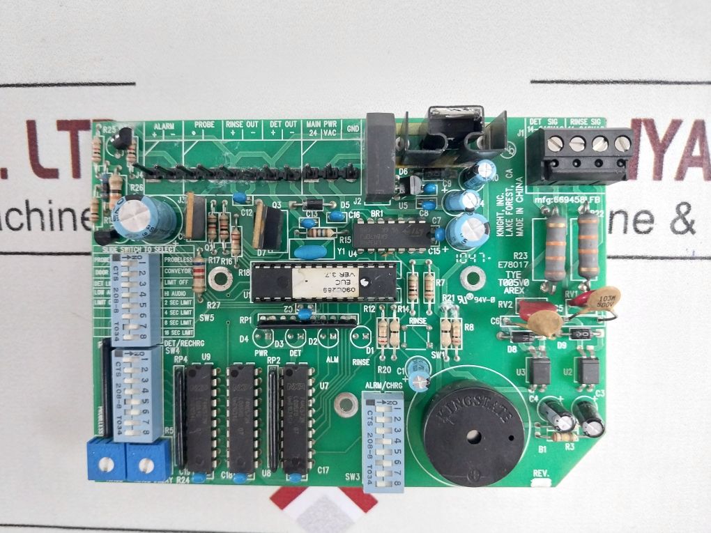 Knight T005V0 Pcb Card 0300948 Rev. B Ver: 3.7