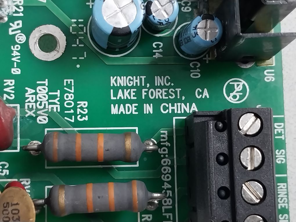 Knight T005V0 Pcb Card 0300948 Rev. B Ver: 3.7