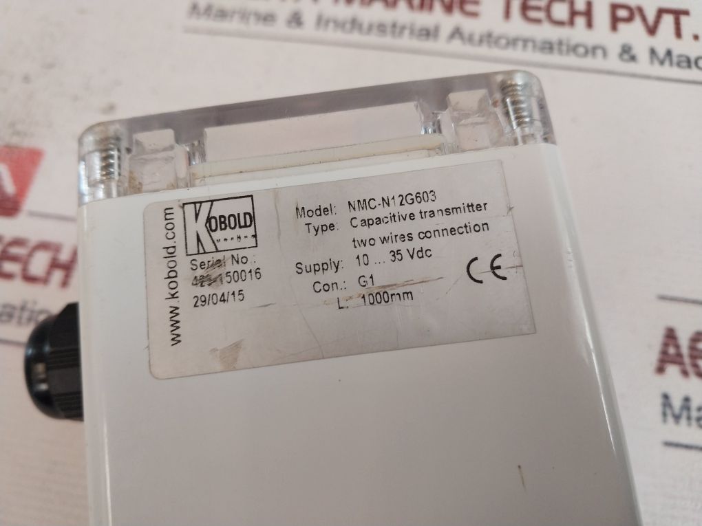 Kobold Nmc-n12G603 Capacitive Transmitter 4-20 Ma