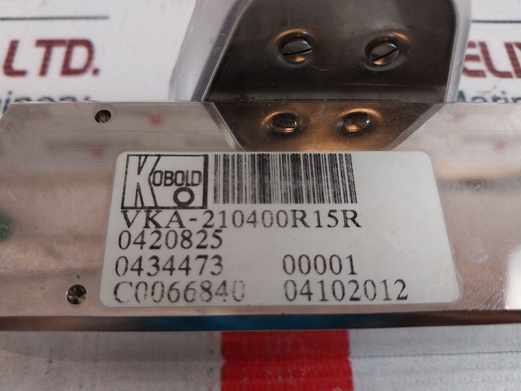 Kobold Vka-210400R15R 2-6 I/Min Compensated Flow Meter