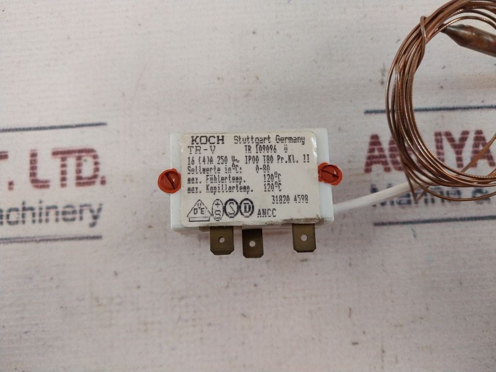 Koch Tr-v Thermostat 10A/110V Dc