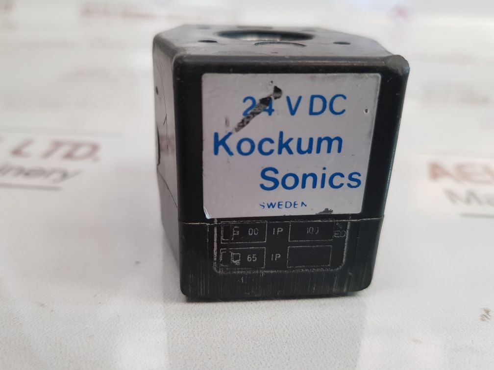 Kockum Sonics 24Vdc Solenoid Valve Coil