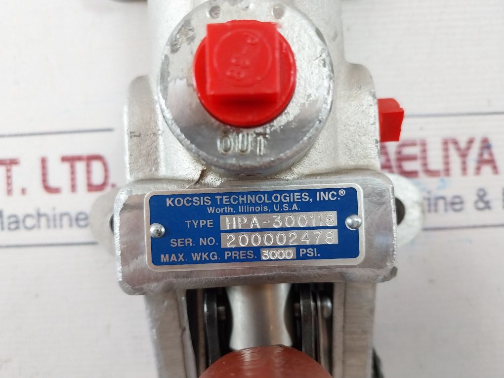 Kocsis Technologies Hpa-300118 Hydraulic Starting Hand Pump