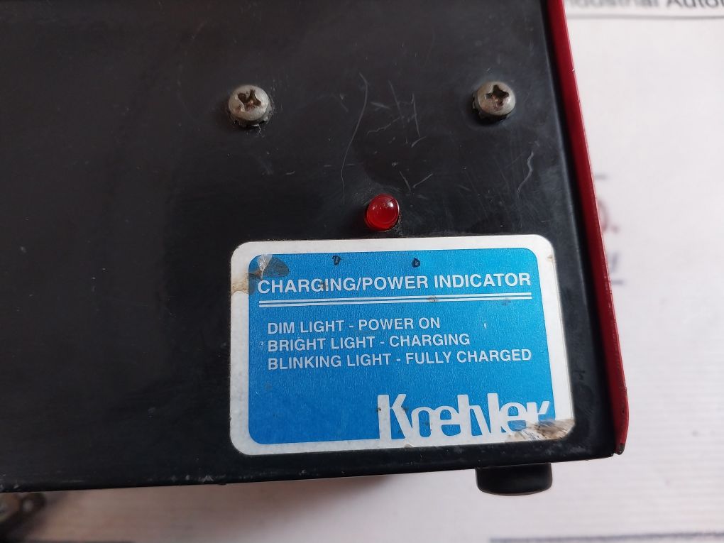 Koehler 500125P-g1-s1 Battery Charging System